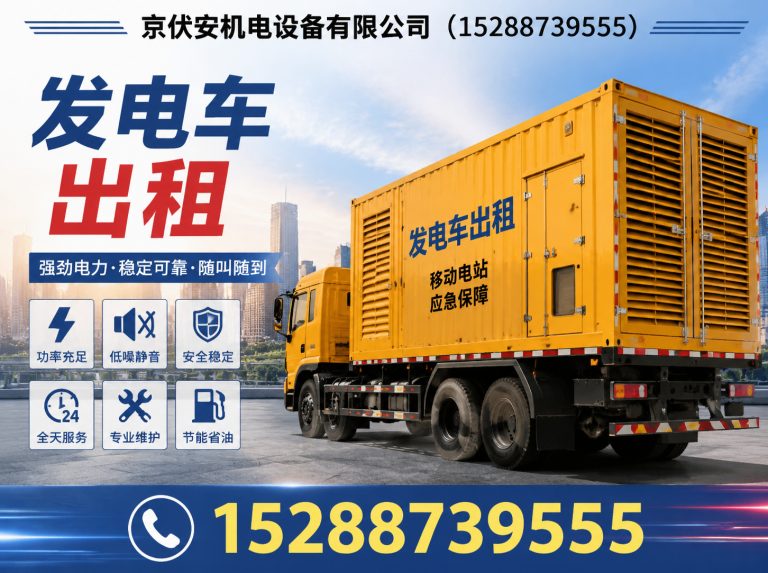 桂林静音发电车租赁展示图