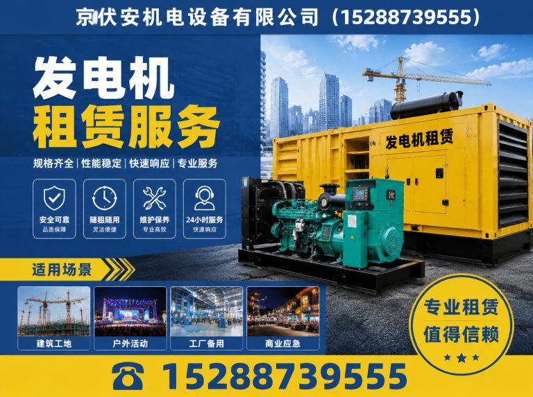 桂林柴油发电机组出租展示图